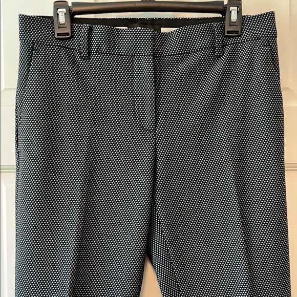 Ann Taylor Black and Blue Polka Dot Trouser Skinny Pants - Size 4 - Picture 3 of 14